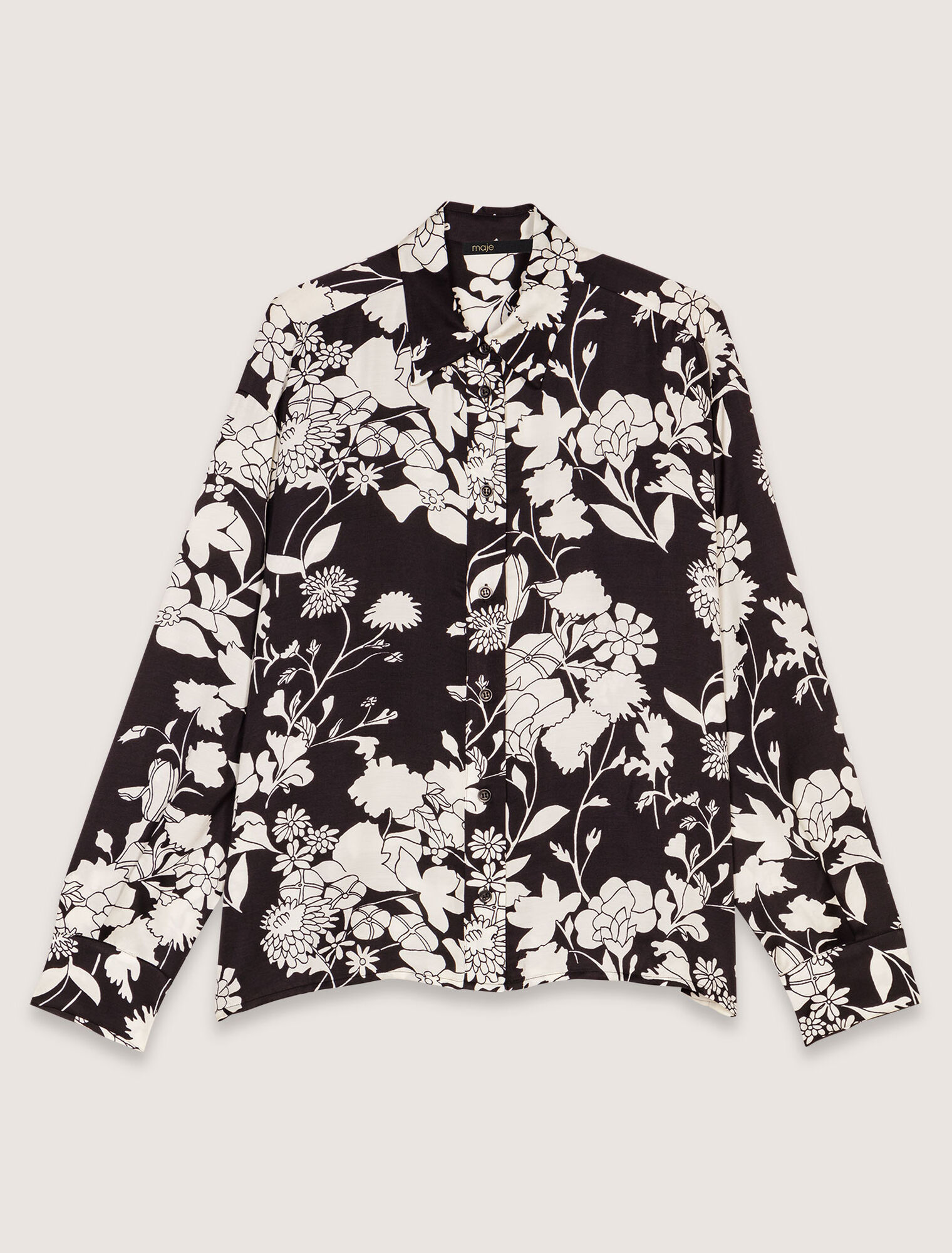 Camicia con stampa floreale