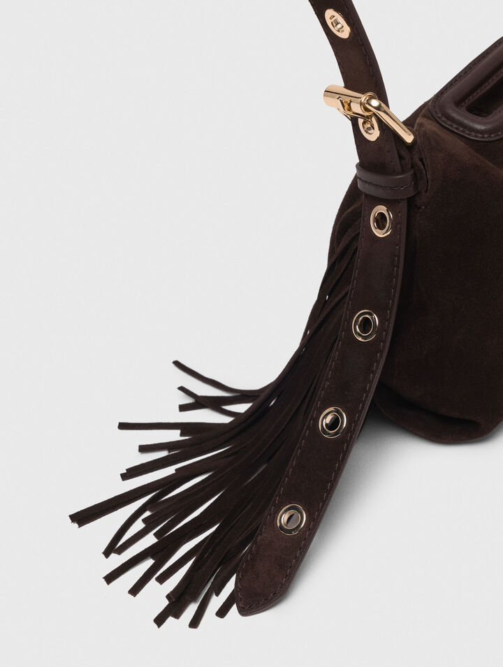 Borsa Miss M Mini  in pelle scamosciata