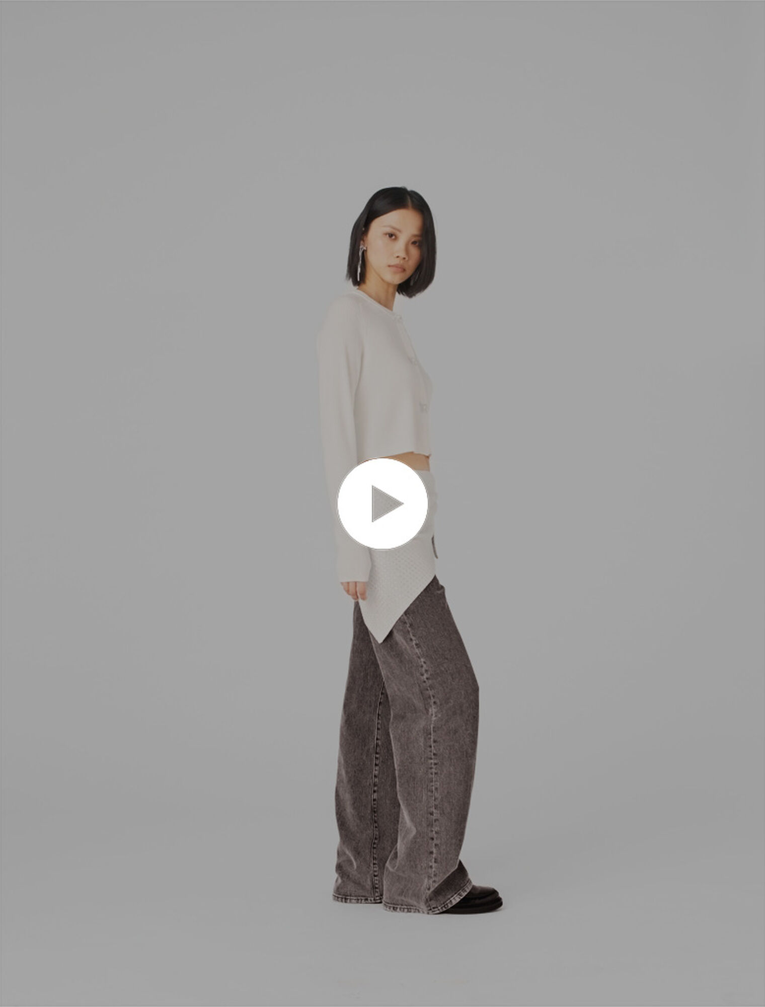 Cardigan bottoni fiocco gioiello