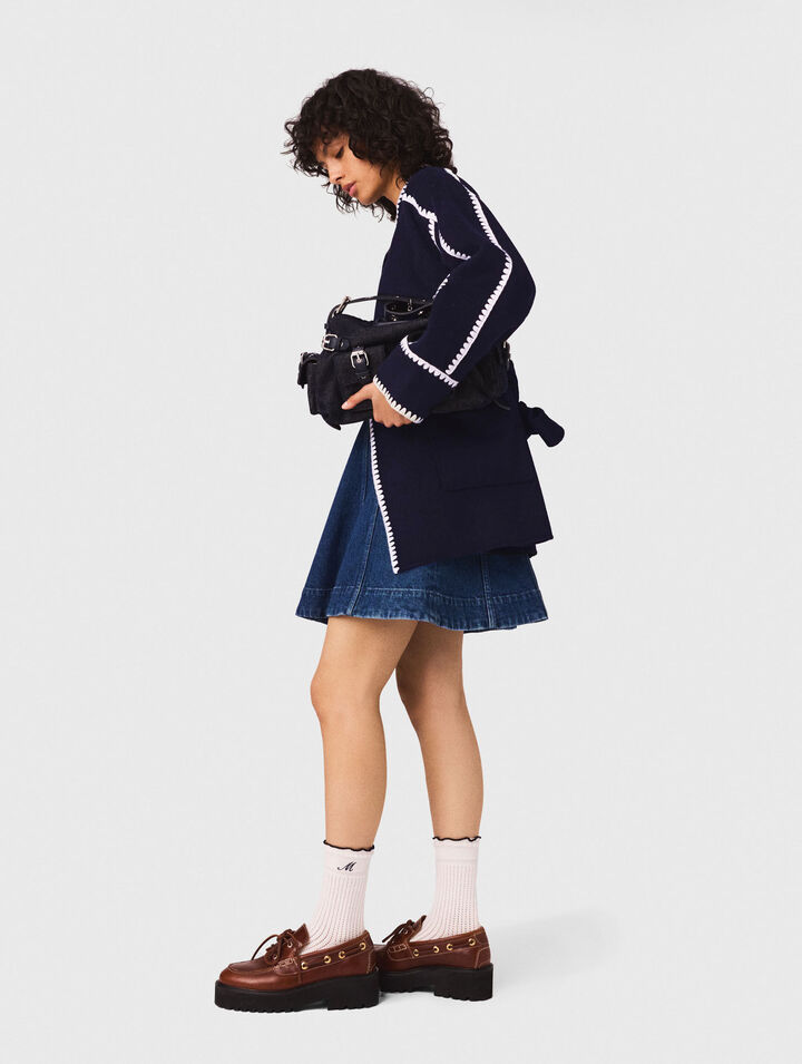 Cappotto corto double face