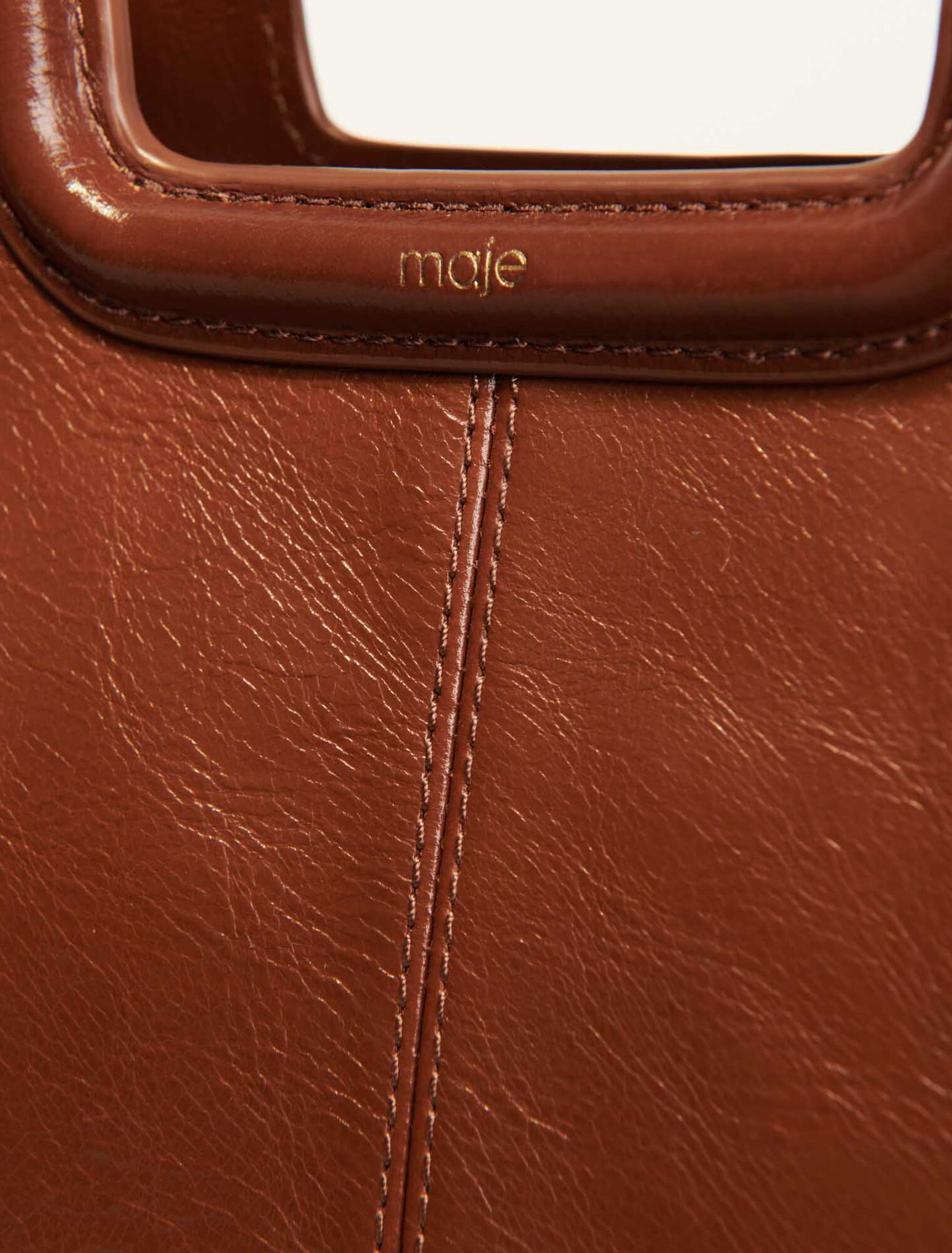 Borsa M in pelle craquelé