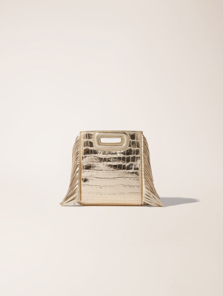 Borsa M Mini in pelle di coccodrillo
