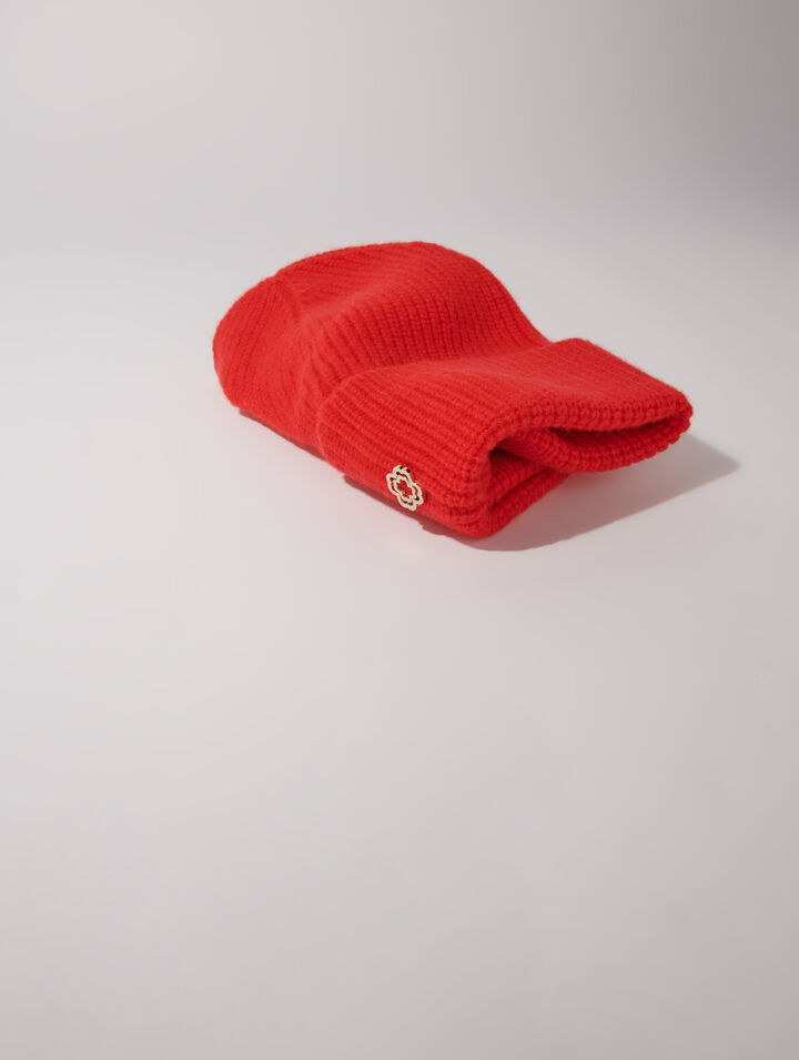 Berretto in lana e cashmere