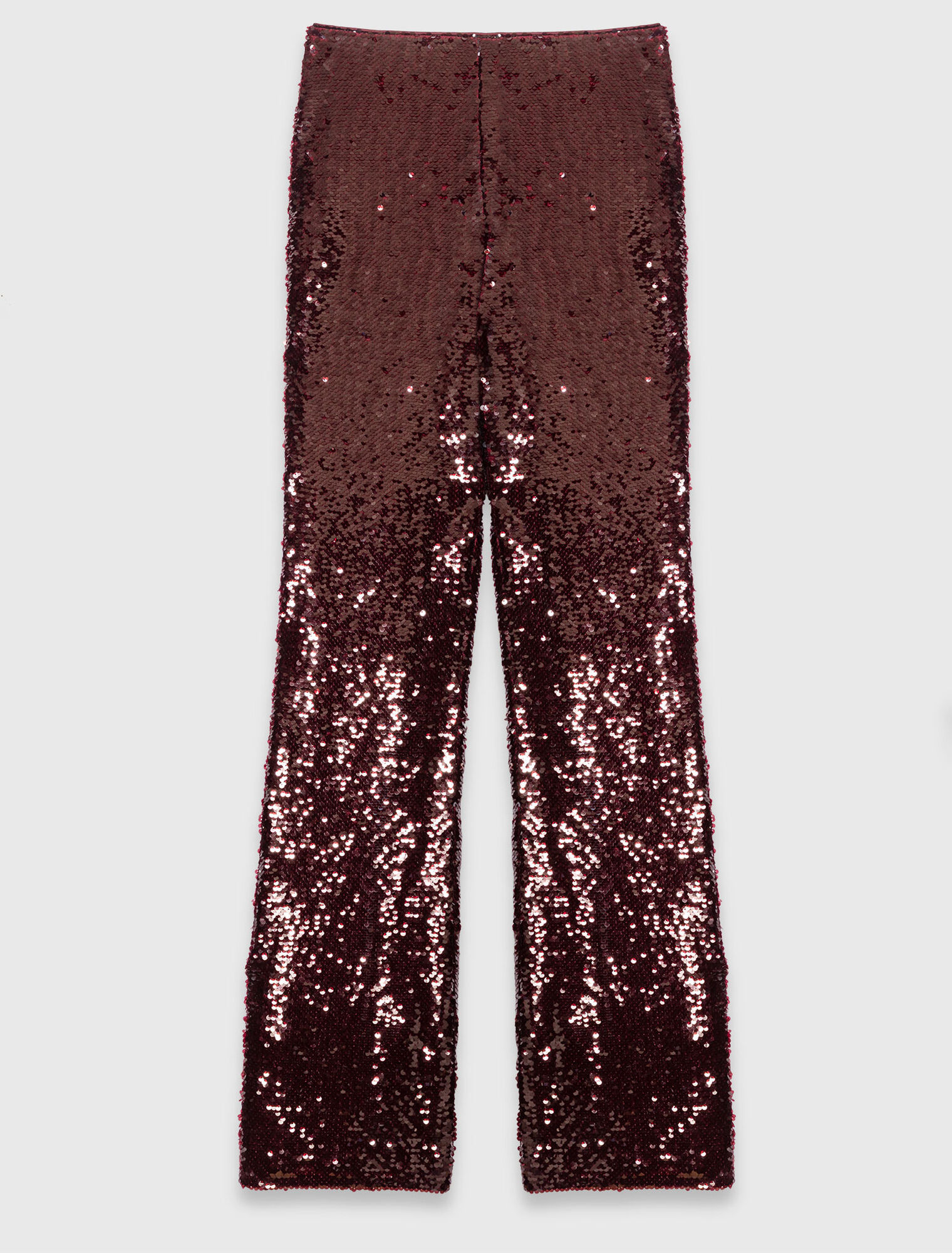 Pantaloni ricamati con paillettes