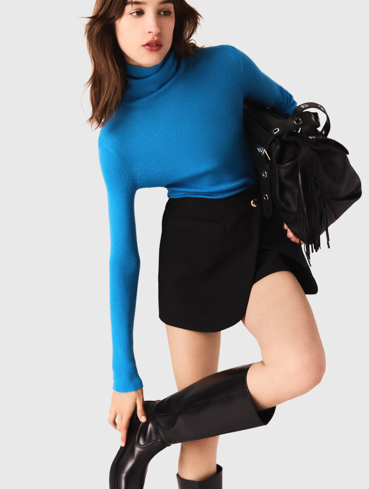 Shorts da tailleur trompe l'œil