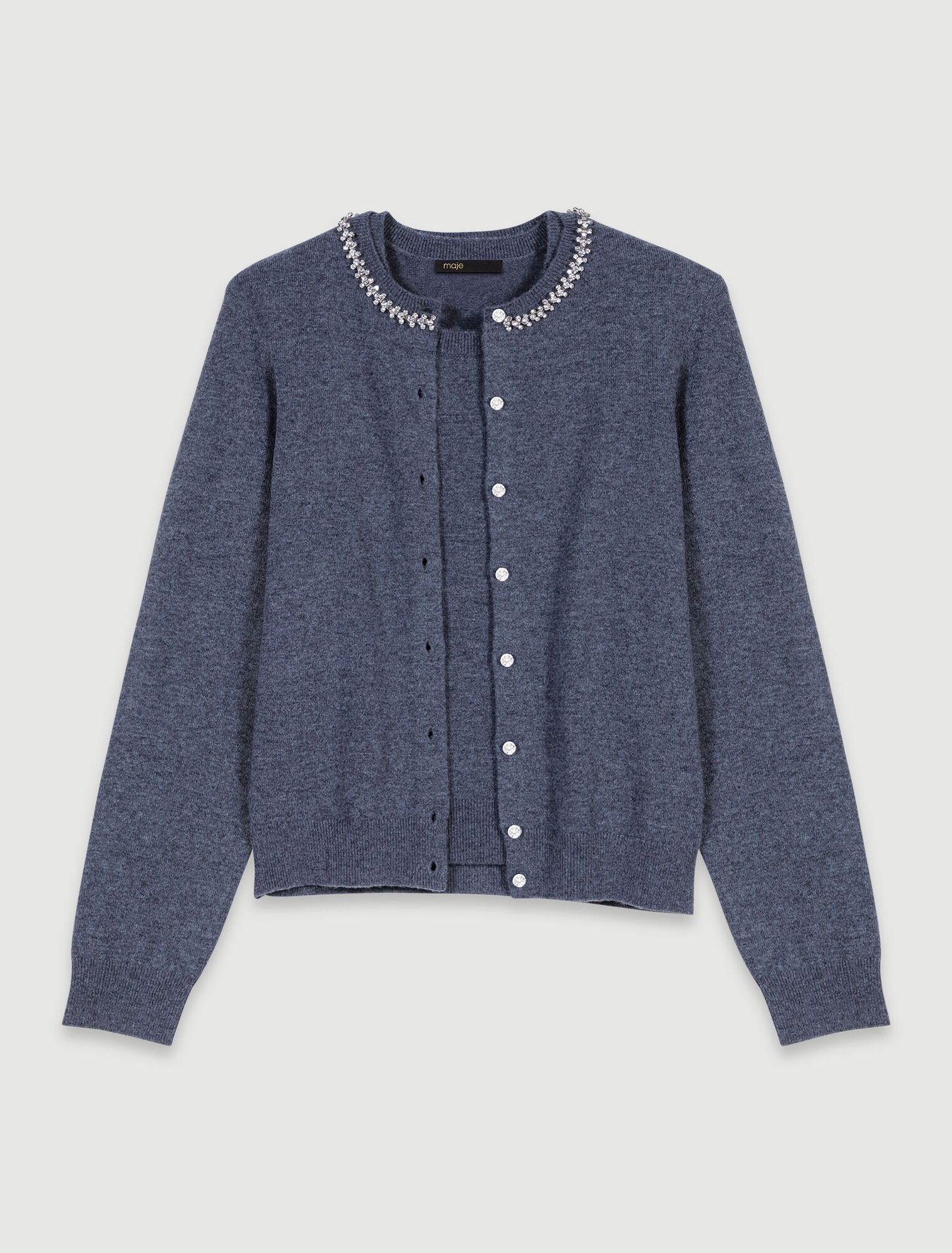 Cardigan 2 in 1 in cashmere