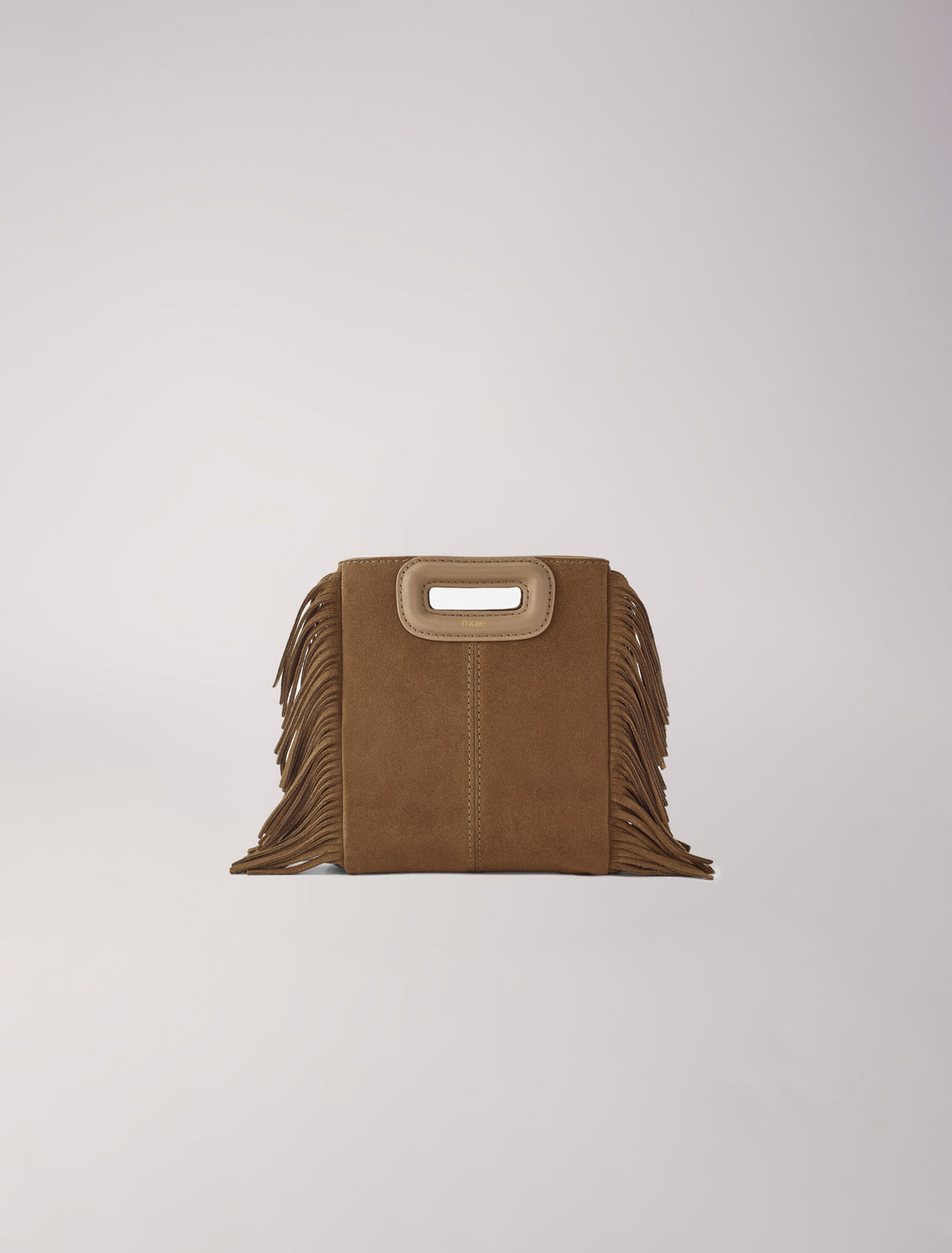 Borsa mini M in pelle scamosciata