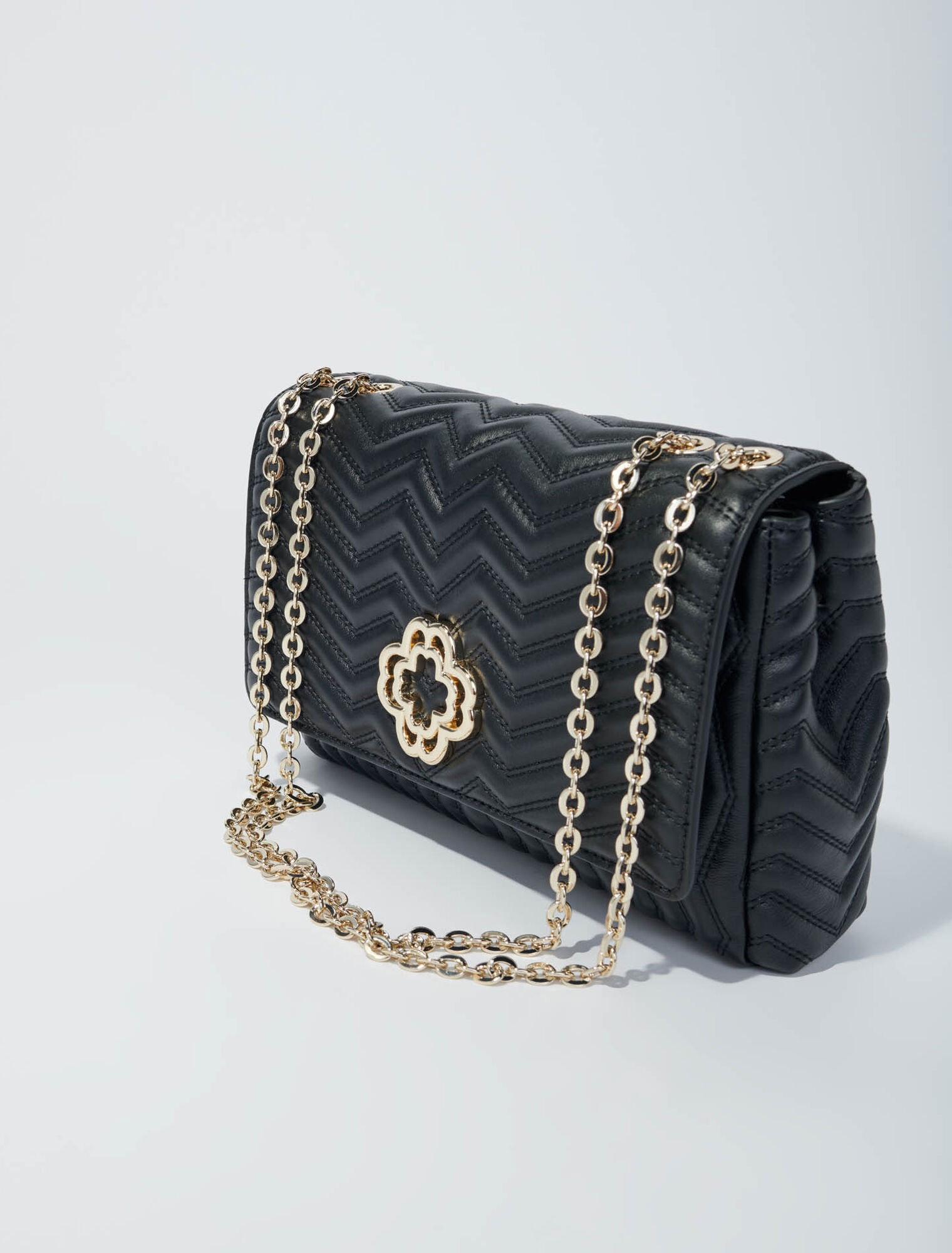 Borsa a catena in pelle