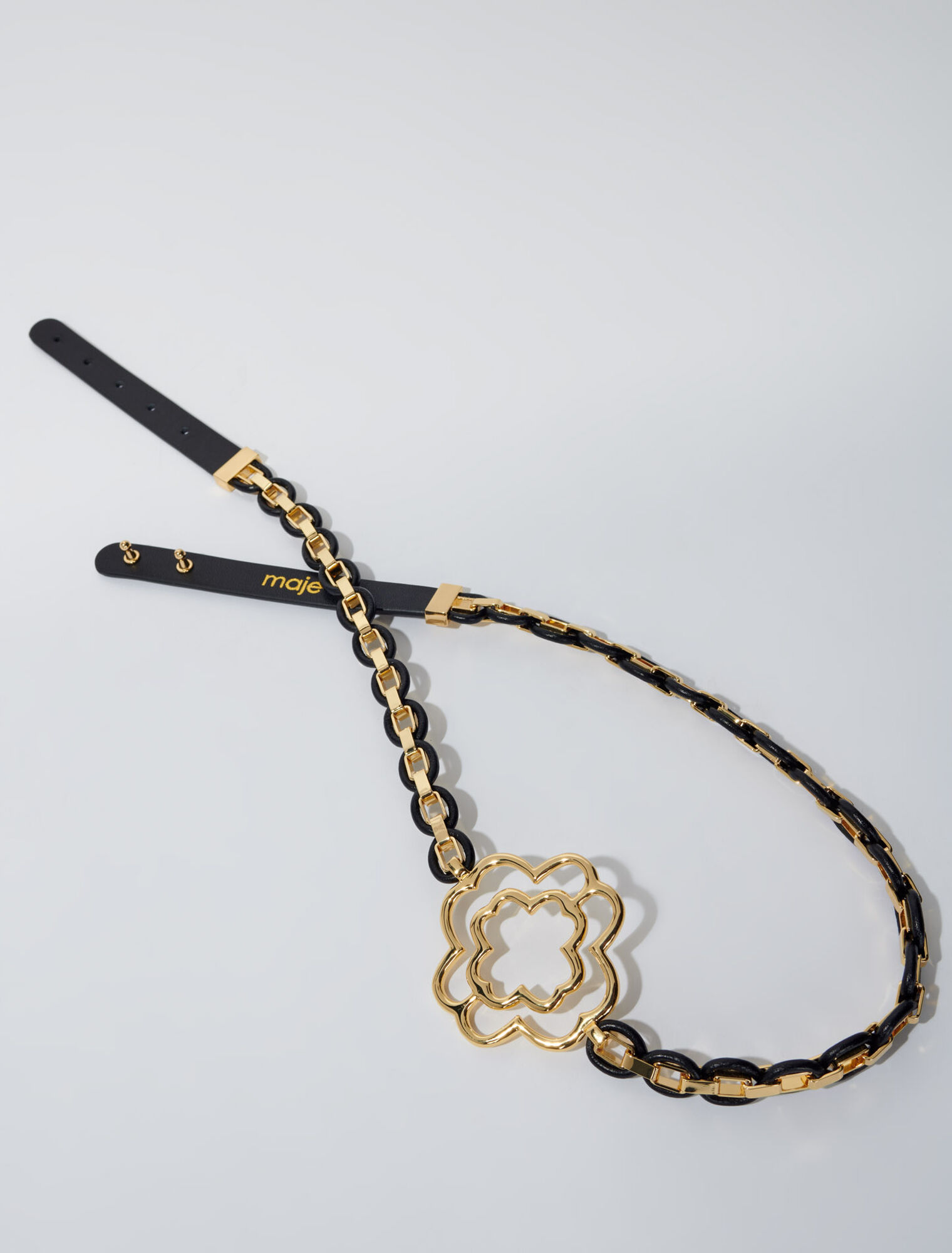 Cintura Clover fine a catena mista