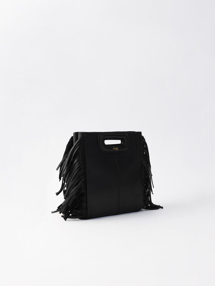 Borsa M mini in pelle liscia