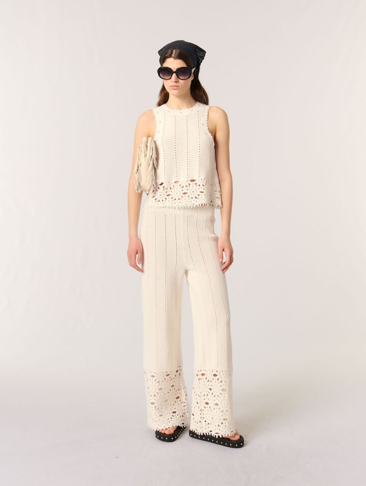 Canottiera in crochet