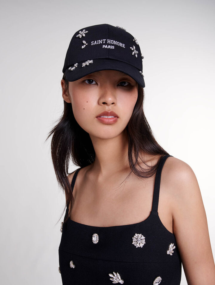 Top corto con strass