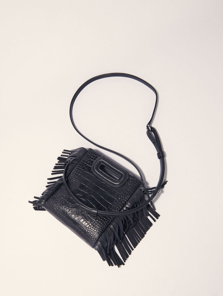 Borsa M Mini in pelle di coccodrillo