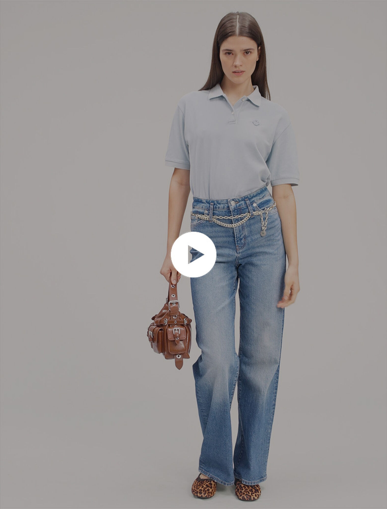 Jeans e cintura a maglie