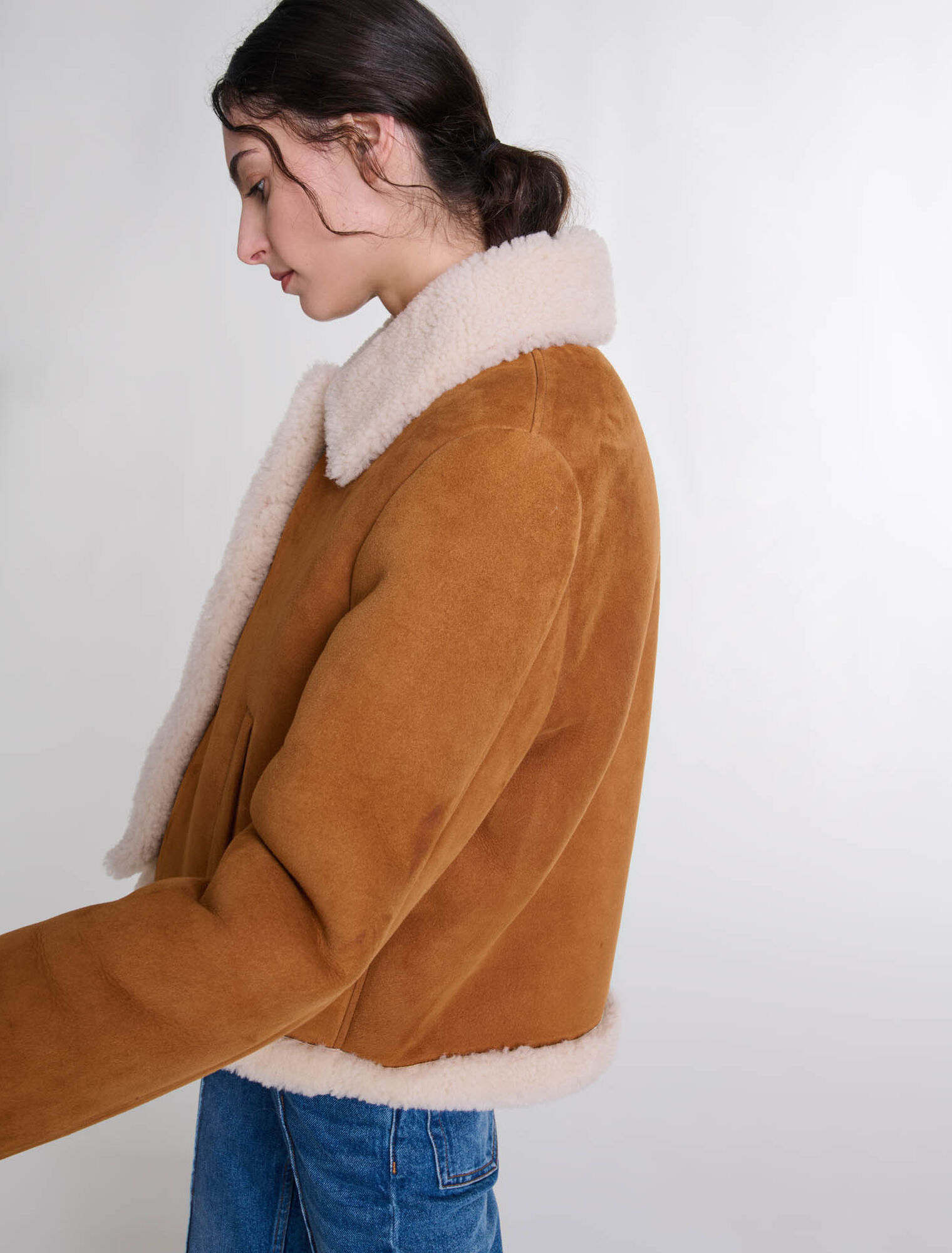 Cappotto pelliccia effetto montone