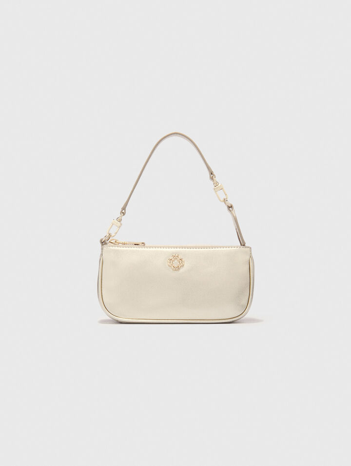Sarah pochette pelle metallizzata