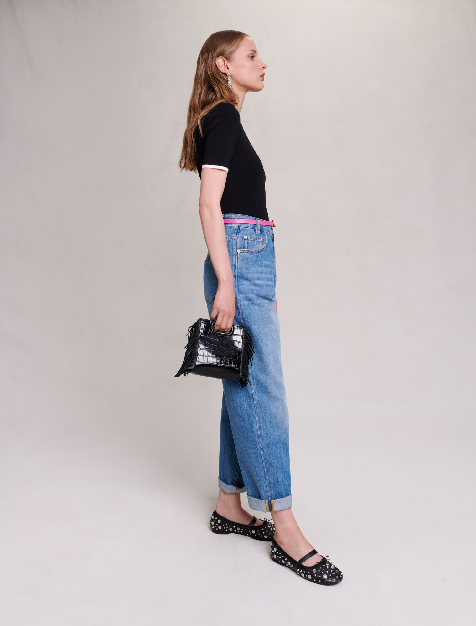 Jeans dritti e ampi
