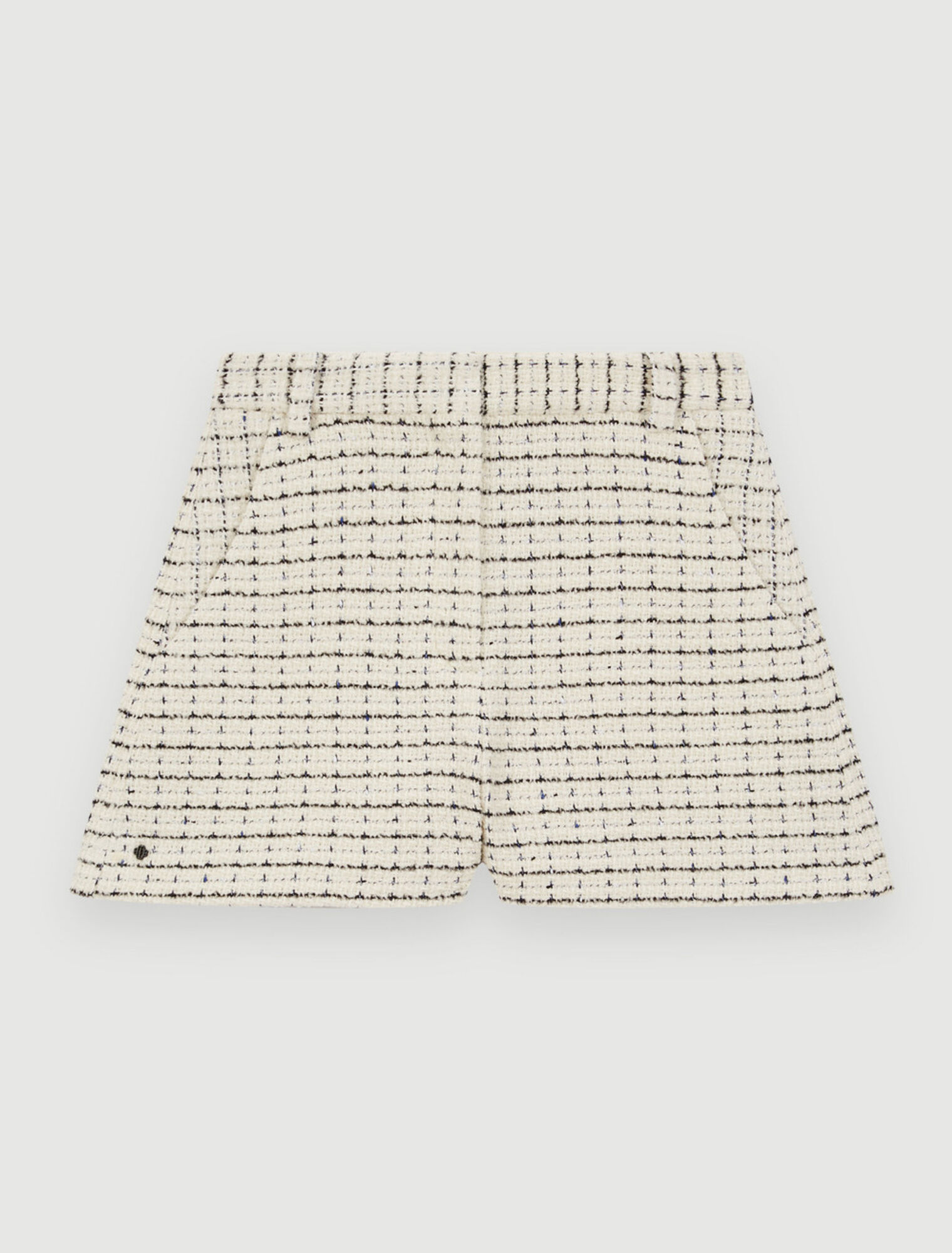 Pantaloncini in tweed screziato