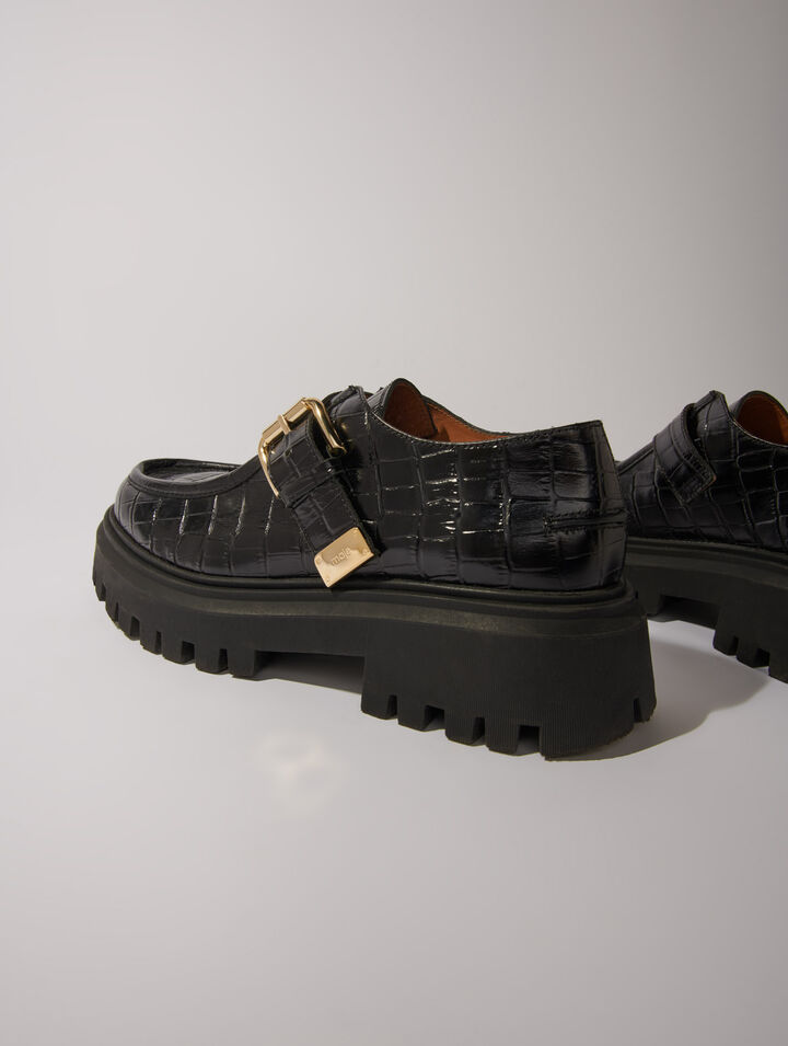 Derbie chunky in pelle