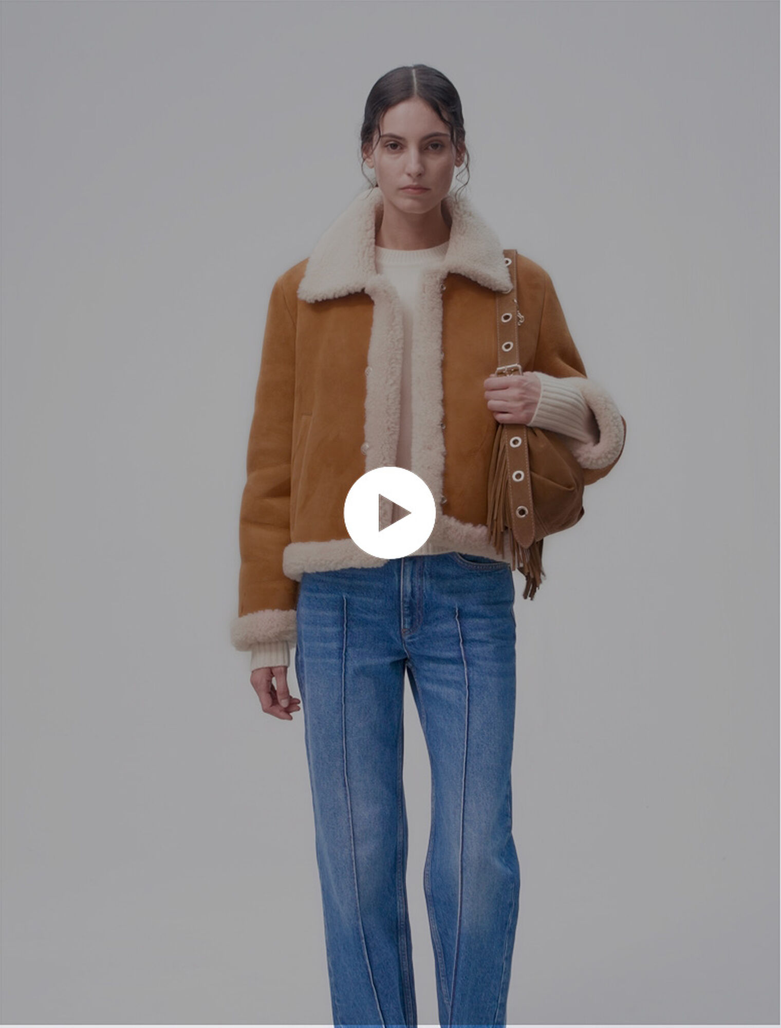 Cappotto pelliccia effetto montone