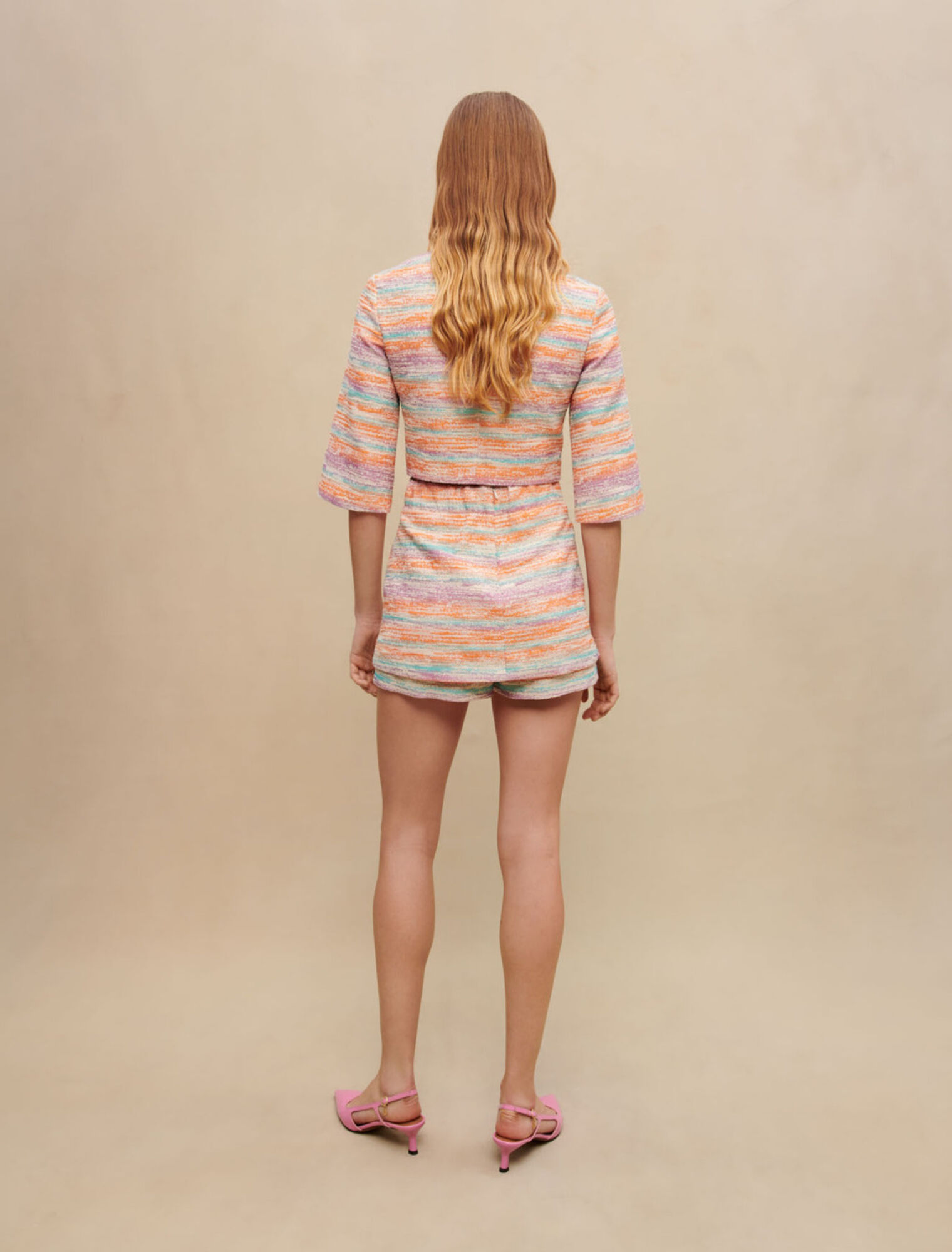 Gonna corta in tweed