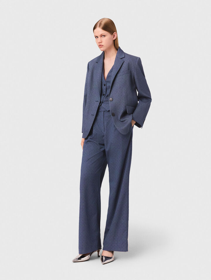 Giacca da tailleur con strass