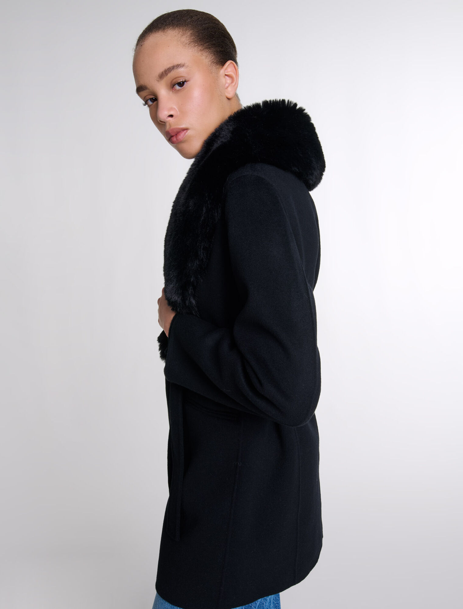 Cappotto double face medio lungo