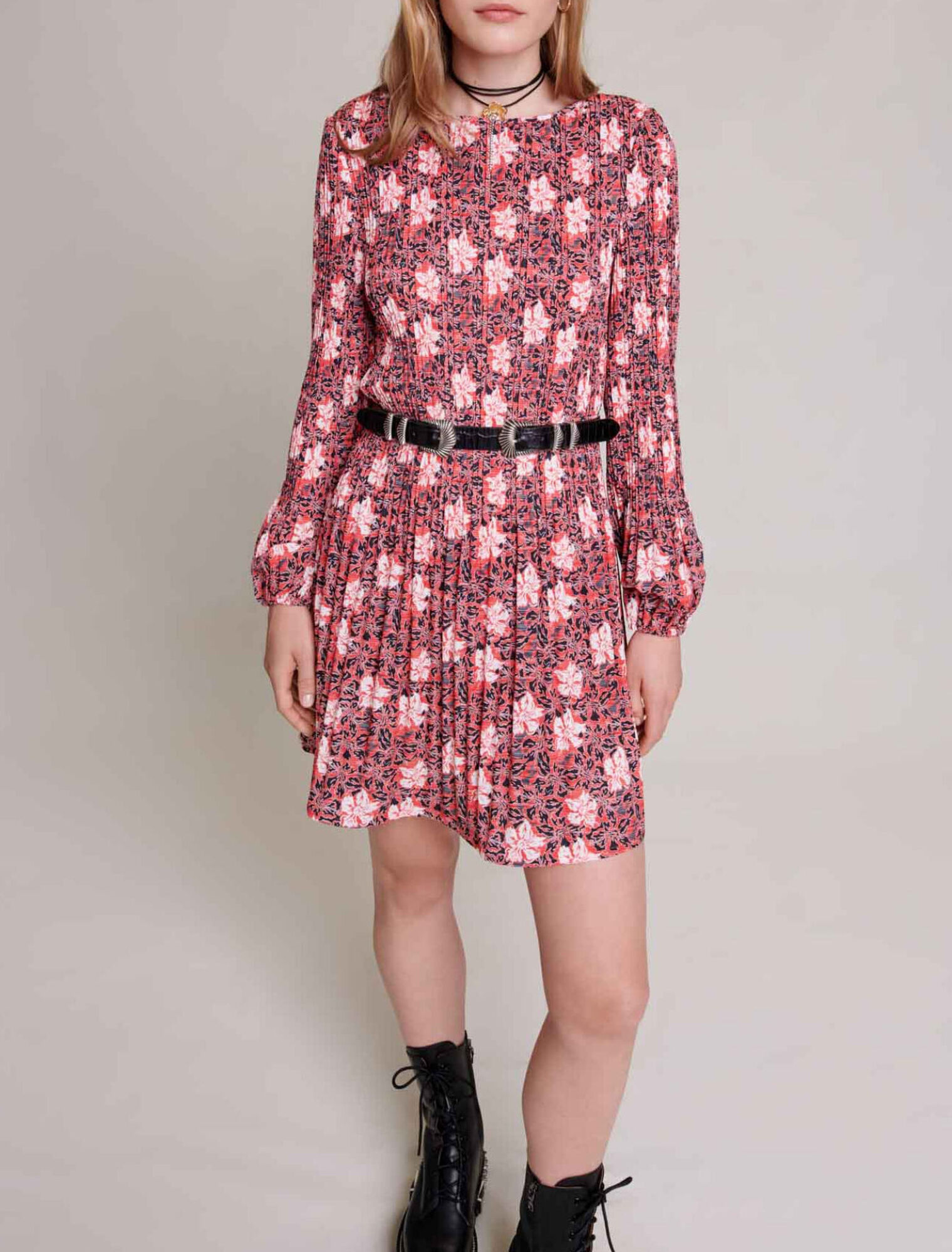 Abito corto floreale