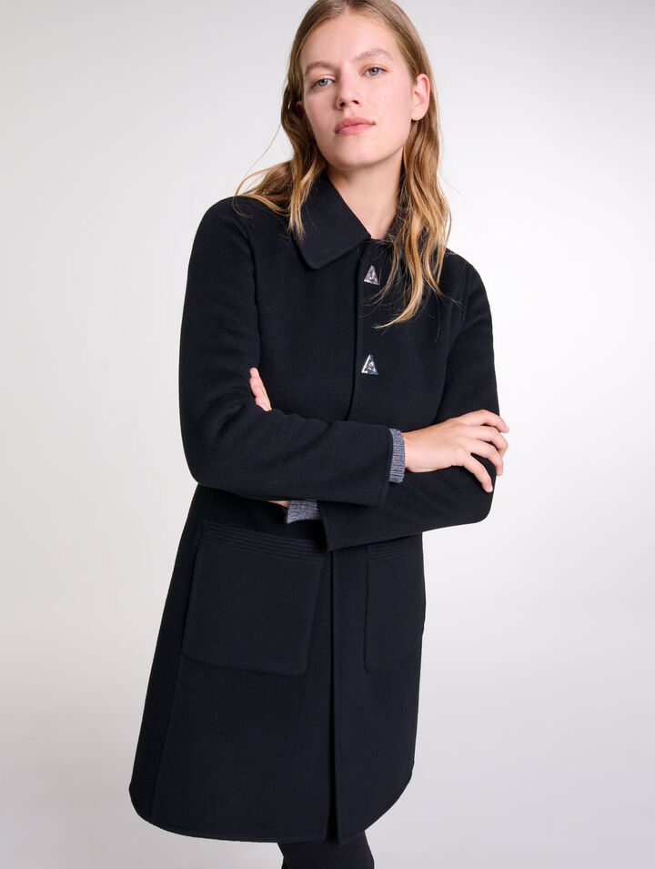 Cappotto midi con cintura