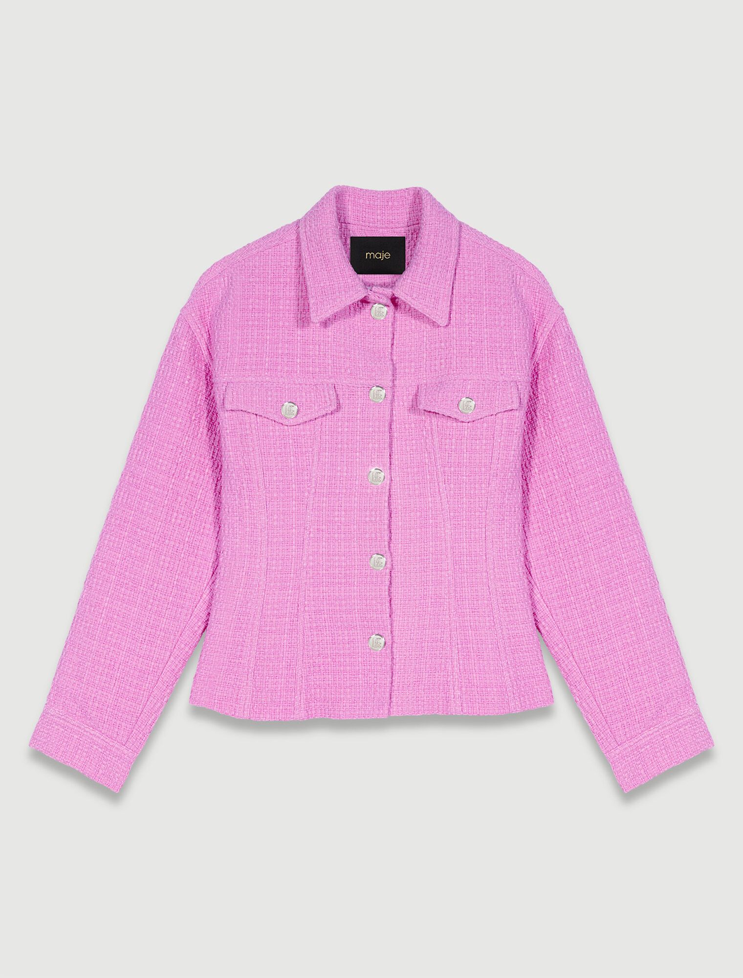 Giacca attillata in tweed