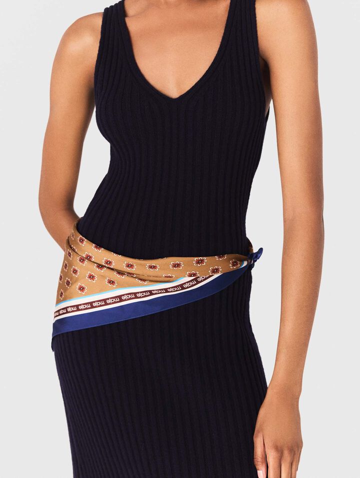 Bandana con stampa floreale