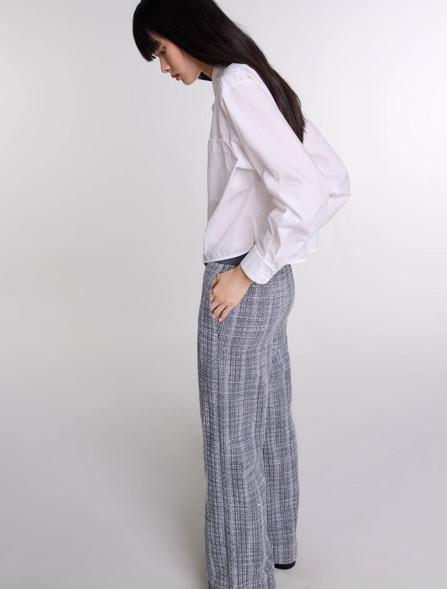 Pantaloni in tweed