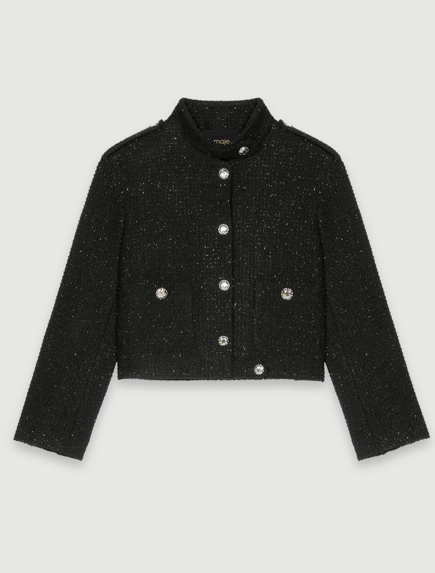 Giacca corta in tweed