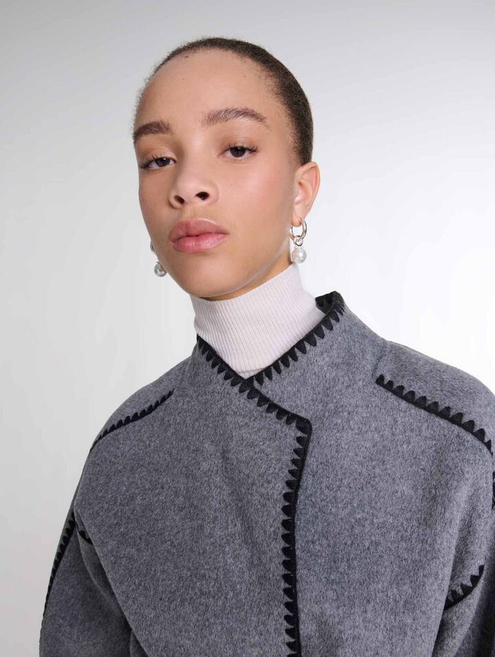 Cappotto corto double face