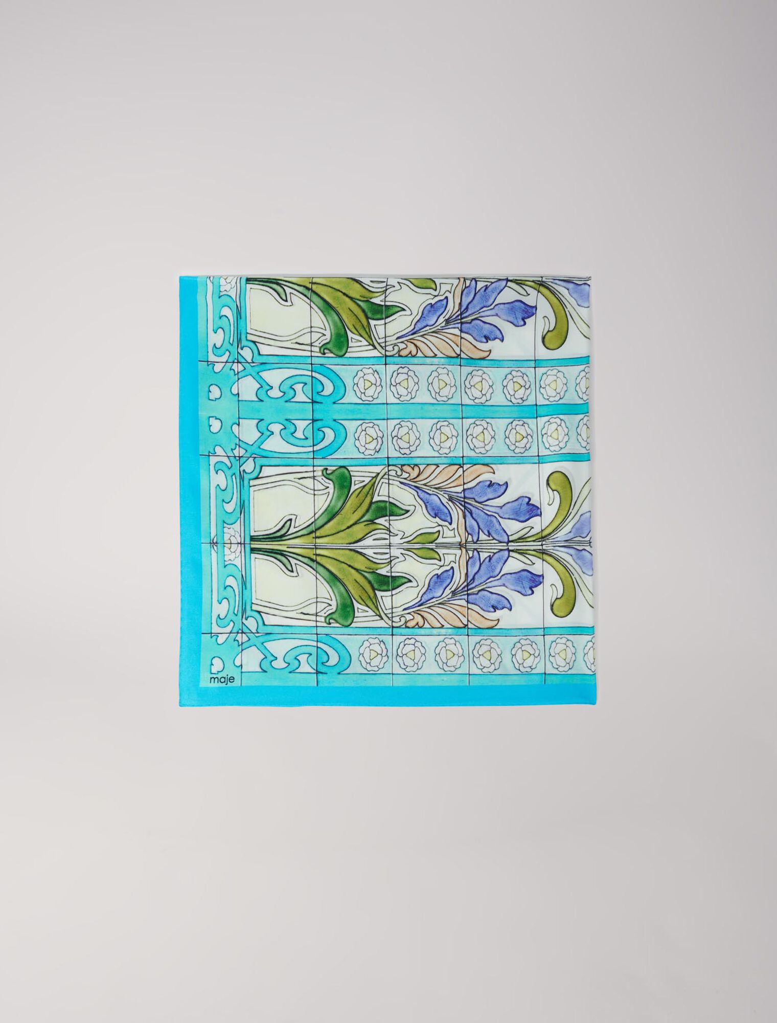 Foulard in seta stampa Mosaico