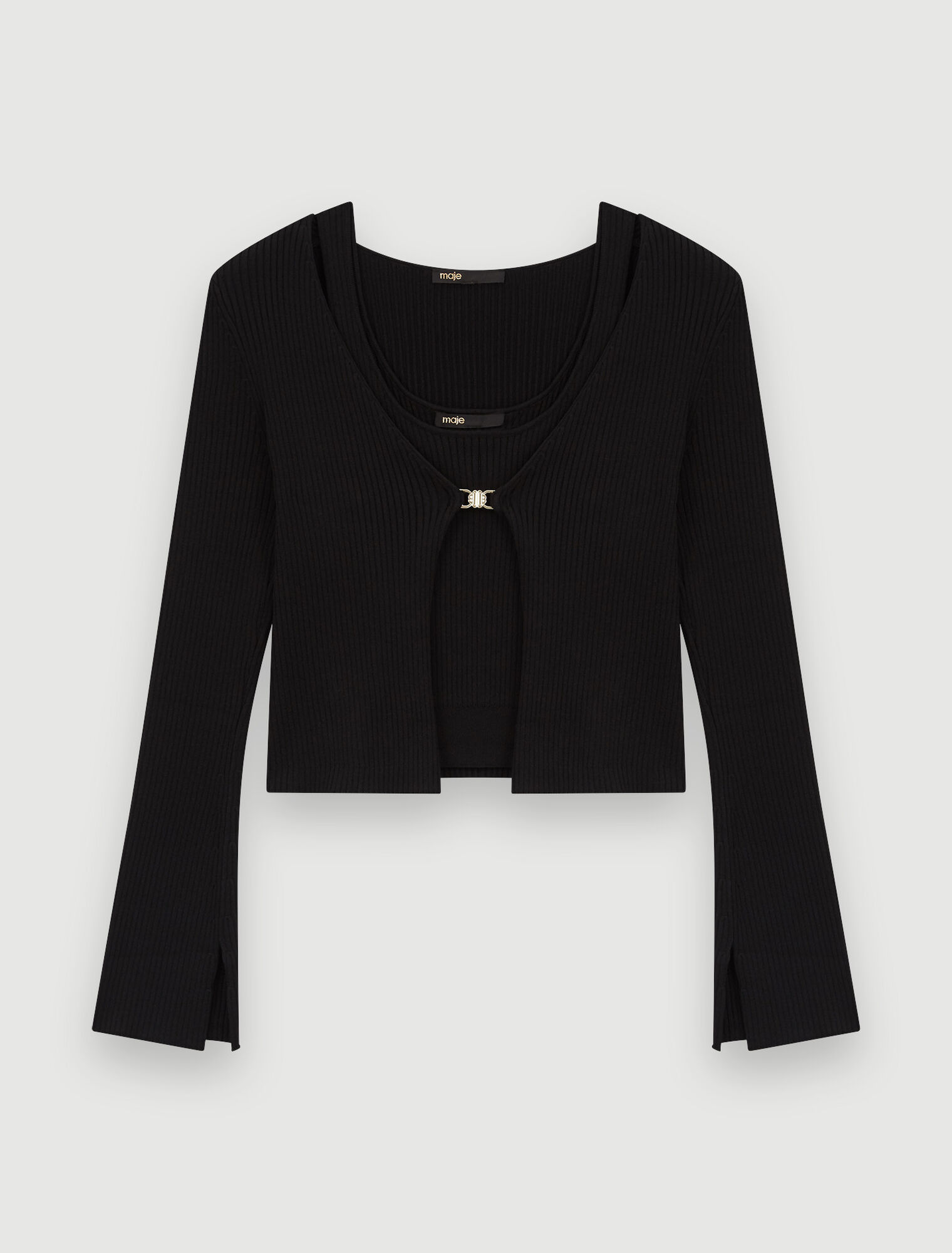 Twinset in maglia elasticizzata