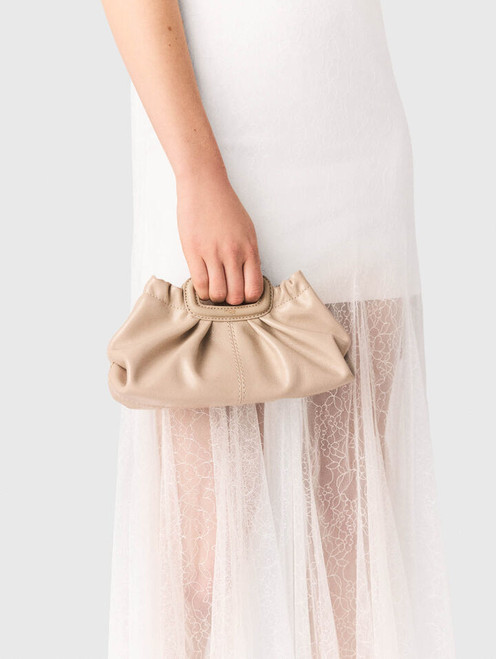 Mini clutch in pelle naplak