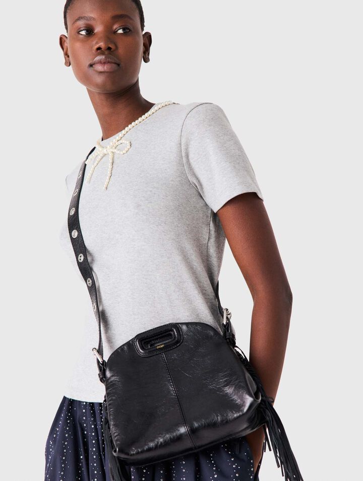 Borsa Miss M mini in pelle craquel&eacute;