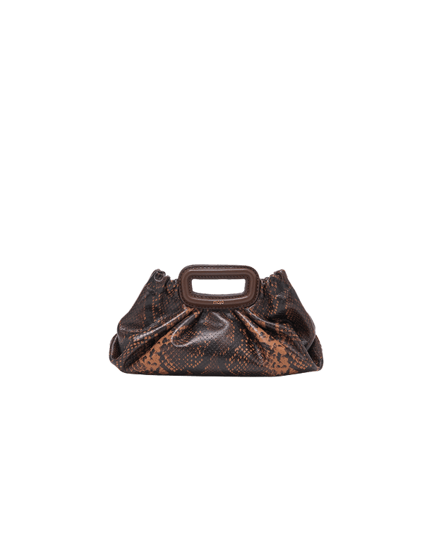 Milpli mini Clutch pelle goffrata