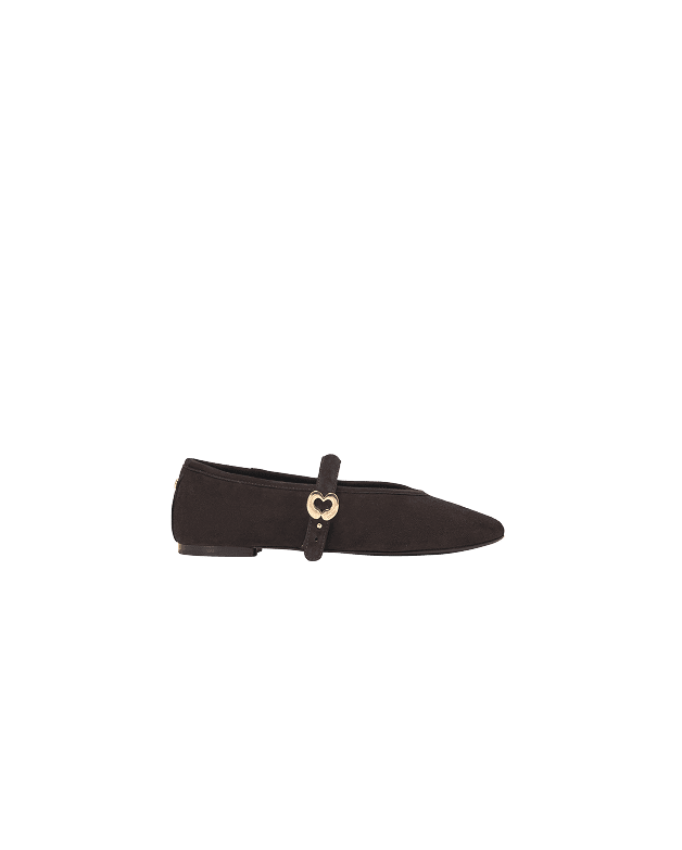 Ballerine in camoscio