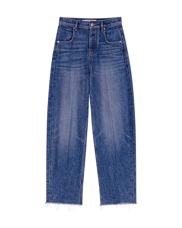 Jeans carrot con twilly