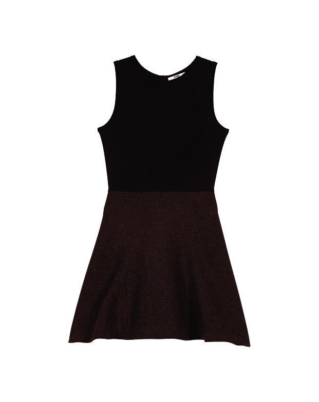 Abito mantella 2 in 1 in tweed