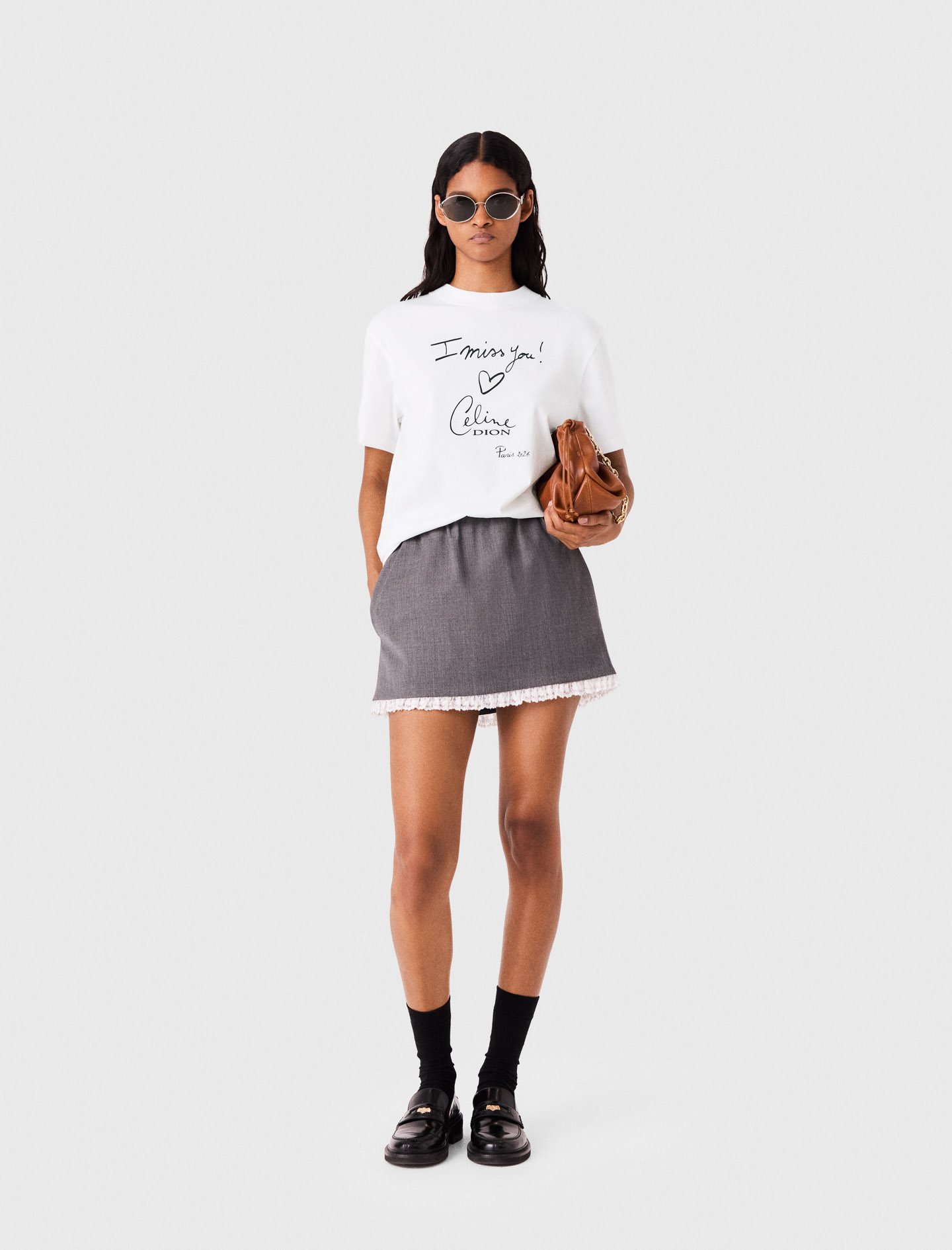 T-shirt Maje X Céline Dion - Bianco - Taglia 40 - Maje