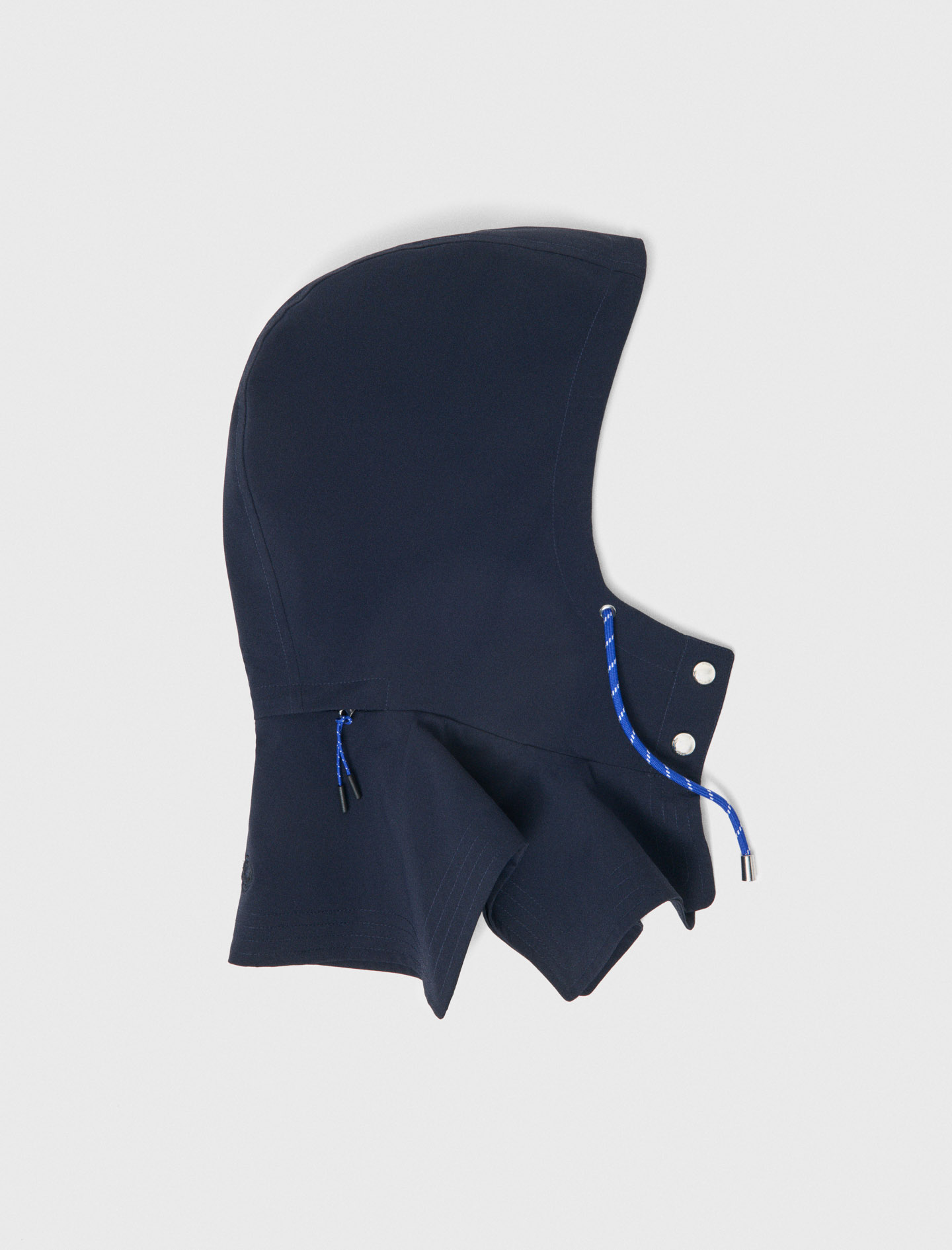 Cappuccio Impermeabile Con Coulisse - Blu Navy - Maje